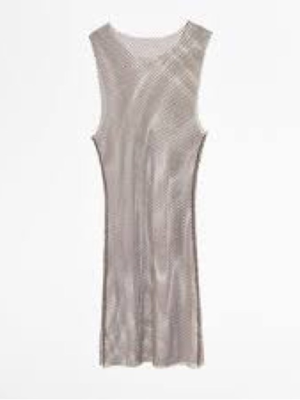 Zara iridescent mesh long dress